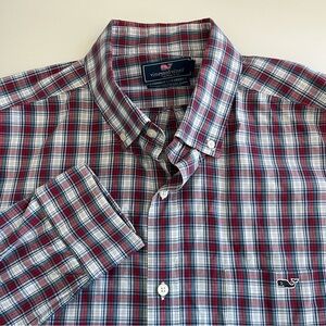 Vineyard Vines Men’s Classic Fit Tucker Shirt XL‎ plaid long sleeve button down